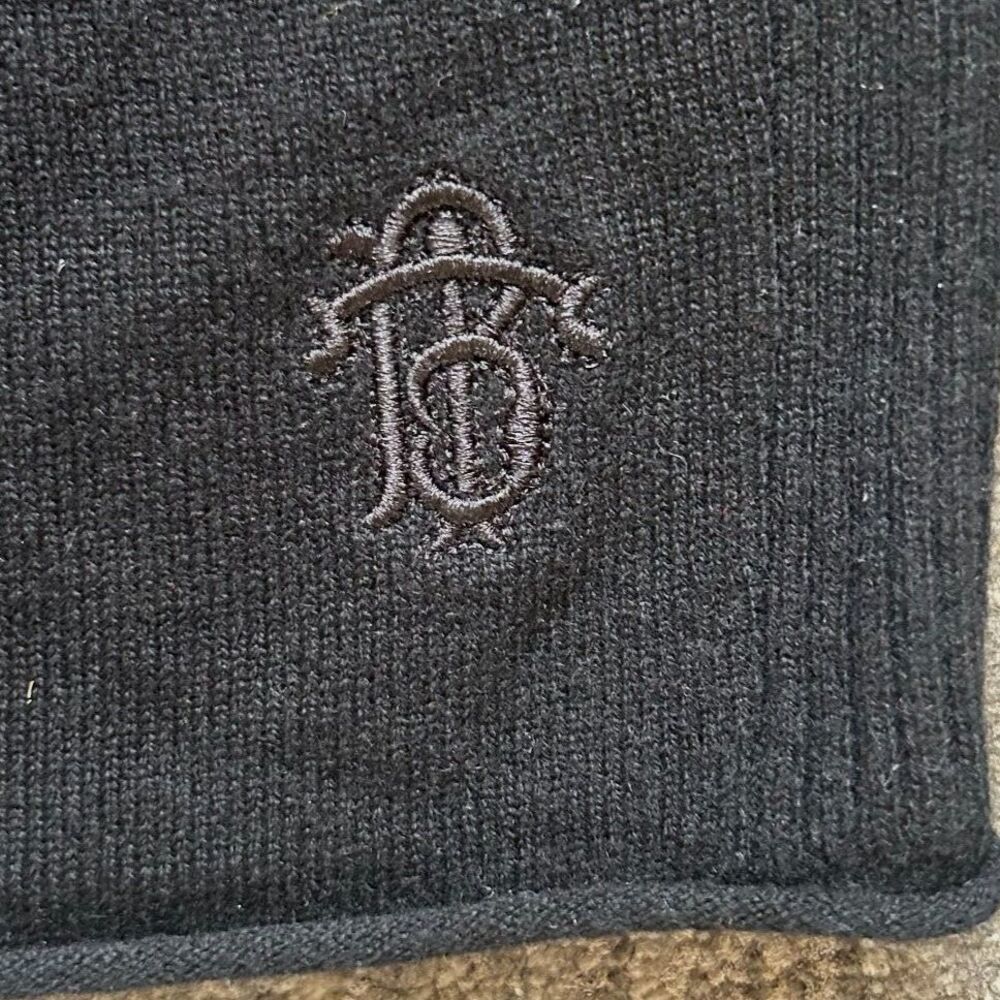 Tory Burch Black Cashmere Tunic Sweater, Size XS - Picture 4 of 8